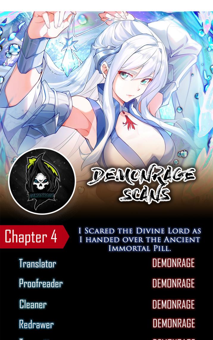 I Scared the Divine Lord as I handed over the Ancient Immortal Pill Chapter 4 1